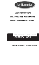 Britannia K7088ASC - 100 Instructions pour l'utilisateur