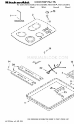 KitchenAid KECC502GAL2 Parts List