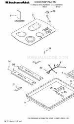 KitchenAid KECC502GBL05 Lista części