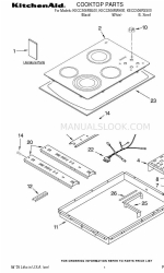 KitchenAid KECC506RBL00 Liste des pièces