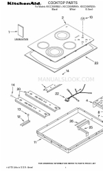 KitchenAid KECC506RBL01 Liste des pièces