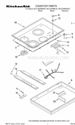 KitchenAid KECC506RBL02 Liste des pièces