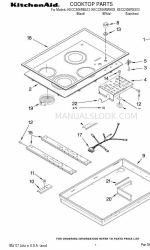 KitchenAid KECC506RBL03 Liste des pièces