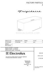 Frigidaire FFC05C2AW0 Catálogo de piezas de fábrica