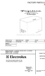 Frigidaire FFC05C3CW Catalogo ricambi di fabbrica