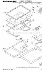 KitchenAid KECC507BBL2 Lista de piezas