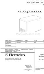 Frigidaire FFC05K1BW Catalogue des pièces d'usine