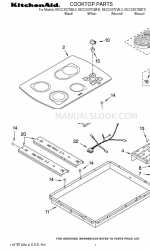 KitchenAid KECC507GWH0 Parts List