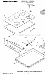 KitchenAid KECC507HSS1 Перелік деталей