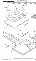 KitchenAid KECC507KWH0 Lista części