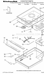 KitchenAid KECC507RBB02 Lista de peças