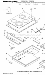 KitchenAid KECC507RBL00 Liste des pièces