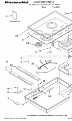 KitchenAid KECC507RBL04 Liste des pièces