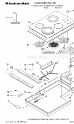 KitchenAid KECC507RBL06 Список деталей