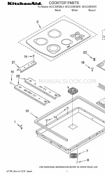 KitchenAid KECC508GBL0 Liste des pièces