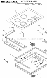 KitchenAid KECC508GBL1 Manuel des pièces détachées