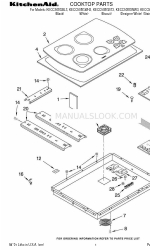 KitchenAid KECC508GBT3 Список деталей