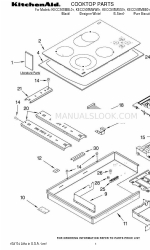 KitchenAid KECC508MWW01 Parts List