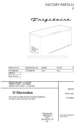 Frigidaire FFC09M5HW1 Catálogo de piezas de fábrica