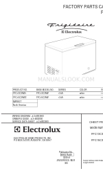 Frigidaire FFC13C3AW Catálogo de piezas de fábrica