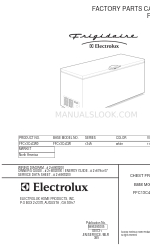 Frigidaire FFC13C4CW Catálogo de piezas de fábrica