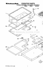 KitchenAid KECC560BBL1 Onderdelenlijst