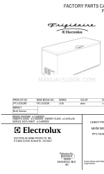 Frigidaire FFC13C6CW0 Catalogue des pièces d'usine