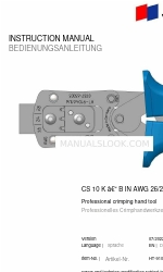 Jam CS 10 K-B IN AWG 26/24/28 Manual