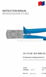 Jam CS 10 K-JB-S AWG 24 Instrukcja obsługi