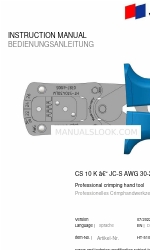 Jam CS 10 K-JC-L AWG 22 Instruction Manual