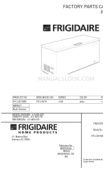 Frigidaire FFC13D7H Catalogue des pièces d'usine