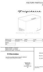 Frigidaire FFC13D7HW4 Catalogue des pièces d'usine