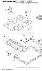 KitchenAid KECC562GBL4 Parts List