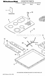 KitchenAid KECC562GWH2 Parts List