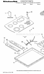 KitchenAid KECC563HWH0 Parts List