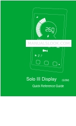 Green Energy Options Solo III Quick Reference Manual