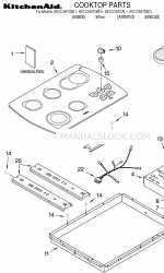 KitchenAid KECC567GAL1 Parça Listesi