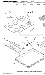 KitchenAid KECC567GBT2 Liste des pièces