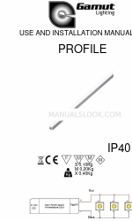 Gamut Lighting PROFILE Instrukcja użytkowania i instalacji