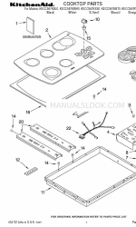 KitchenAid KECC567KBL0 Elenco delle parti
