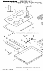 KitchenAid KECC567KBT1 Перелік деталей