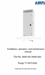 Airflow 90001461 Installatie-, Bedienings- en Onderhoudshandleiding