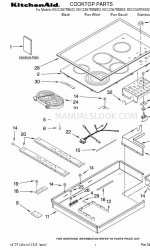 KitchenAid KECC567RBB02 Liste des pièces