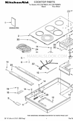 KitchenAid KECC567RWW05 Parts List