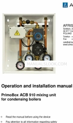 AFRISO PrimoBox ACB 910 Manuale di funzionamento e installazione