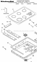 KitchenAid KECC568GAL1 부품 목록