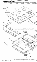 KitchenAid KECC568GAL3 Перелік деталей