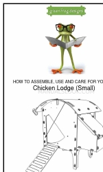 Green Frog Designs Chicken Lodge Cara Merakit