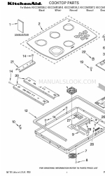 KitchenAid KECC568GBT2 Lista de peças