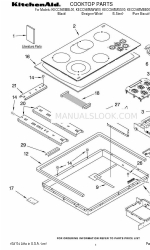 KitchenAid KECC568MWW00 Список деталей